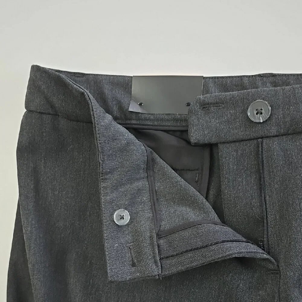 NWT Hilary Radley Women's Charcoal Grey Dress Straight Pants Stretch Size 16 - Picture 8 of 16